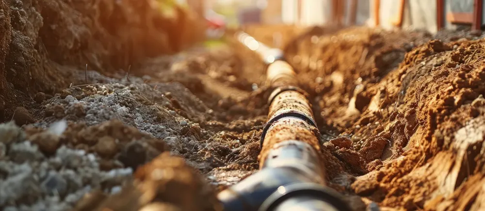 Fosse septique près de Amilly